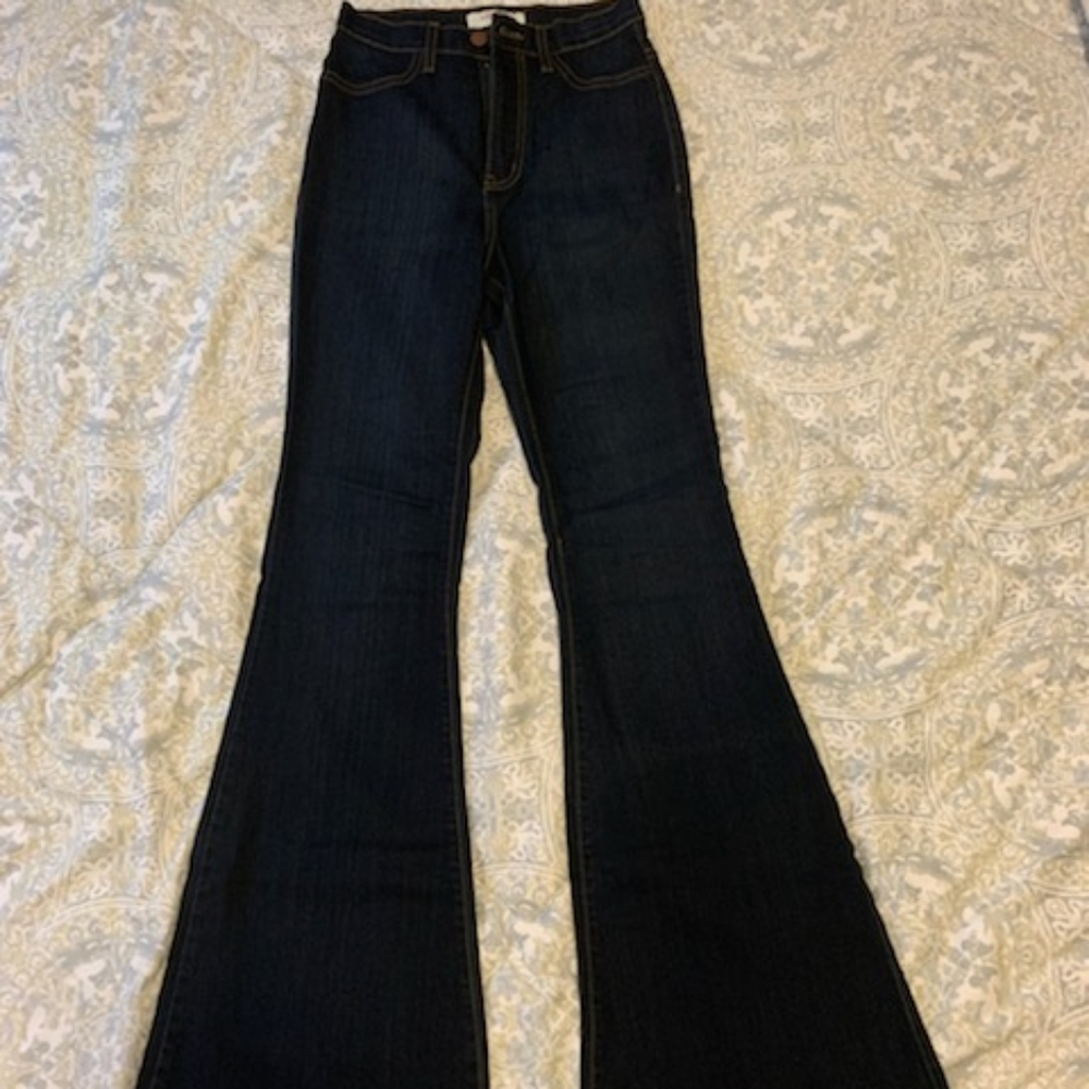 Vibrant Denim Flare Jeans